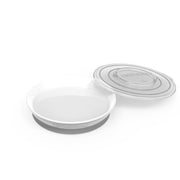 Twistshake® Krožniček 430ml (6+m) White Twistshake