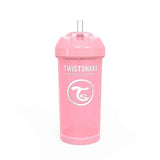 Twistshake® Čašica sa slamkom 360ml (6+m) Pastel Pink