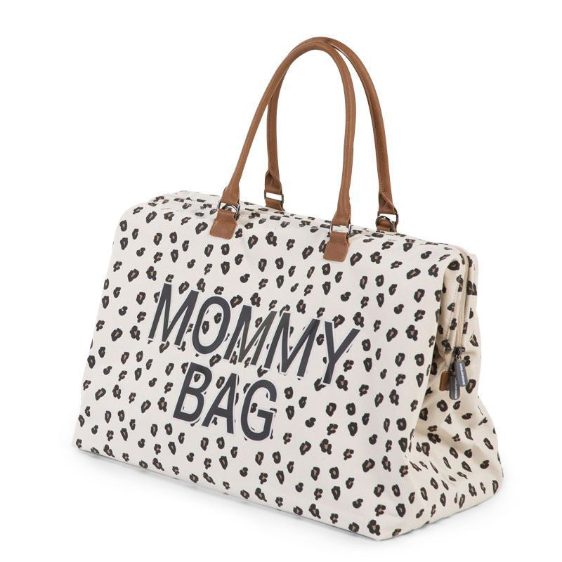 Childhome® Previjalna torba Mommy Bag Big Canvas Leopard Childhome
