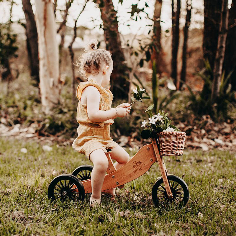 Kinderfeets® Pletena košara za poganjalec Kinderfeets