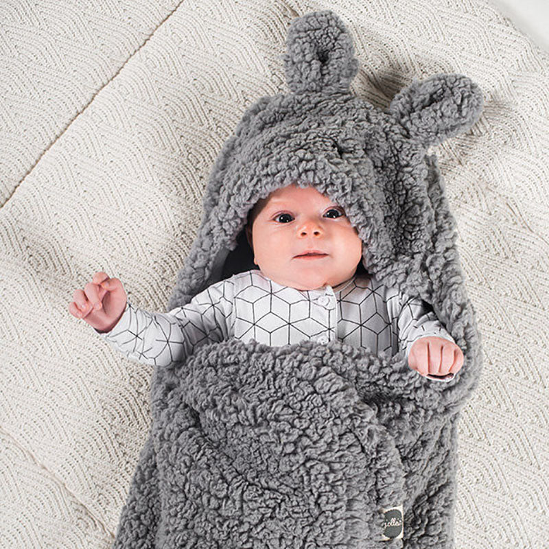 Jollein® Odeja za avtosedež Bunny Storm Grey 105x100 Jollein