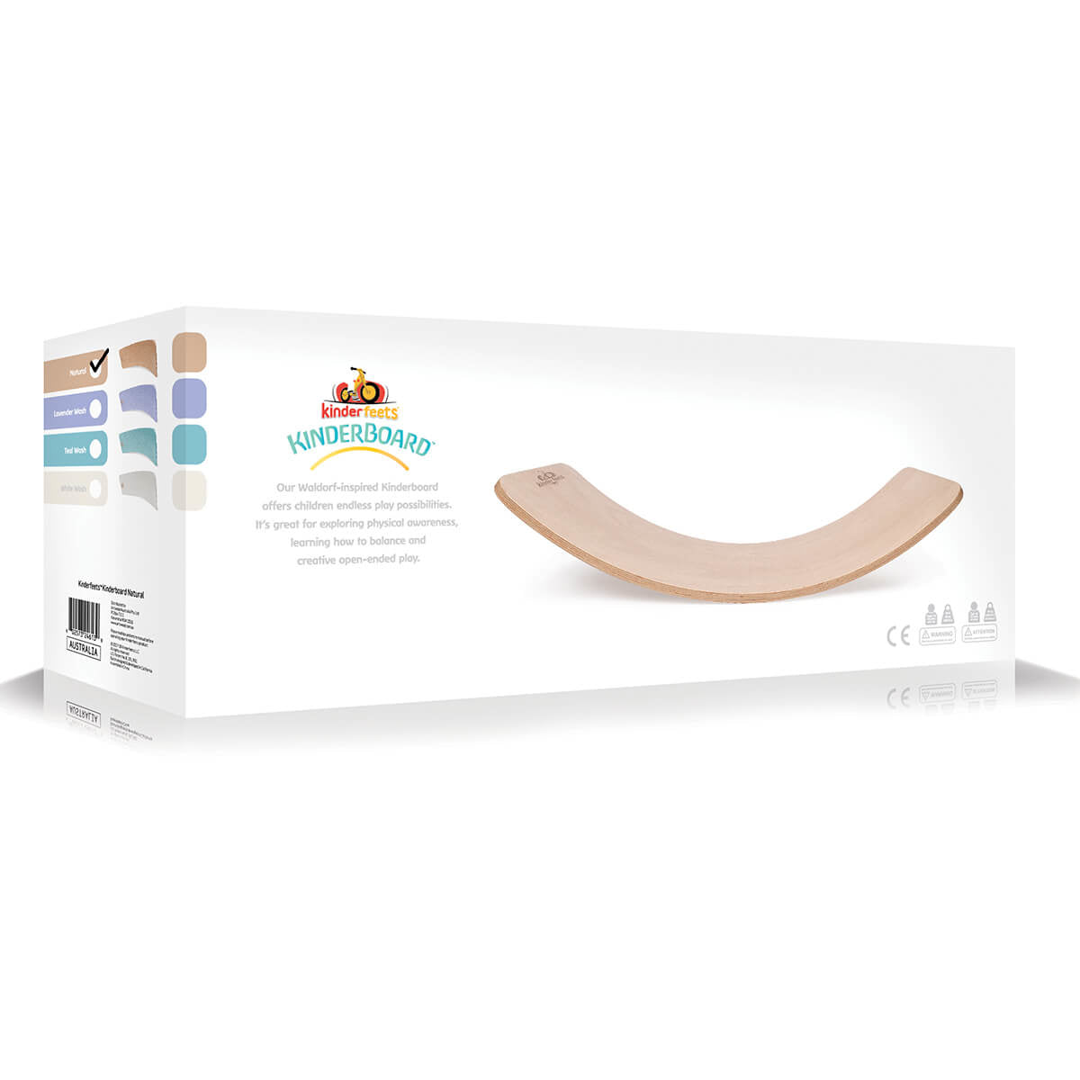 Kinderfeets® Deska za ravnotežje White Wash Kinderfeets