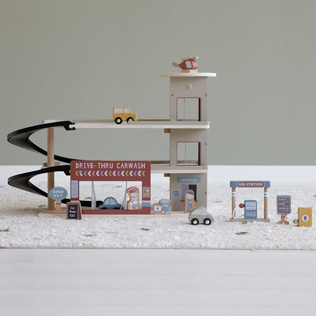 Little Dutch® Lesena garaža za železniško progo Little Dutch