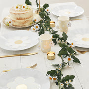 Ginger Ray® Namizne dekorativne marjetice Daisy Foliage Garland Ginger Ray