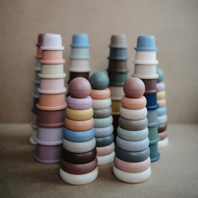 Mushie® Obročki za zlaganje Original Mushie