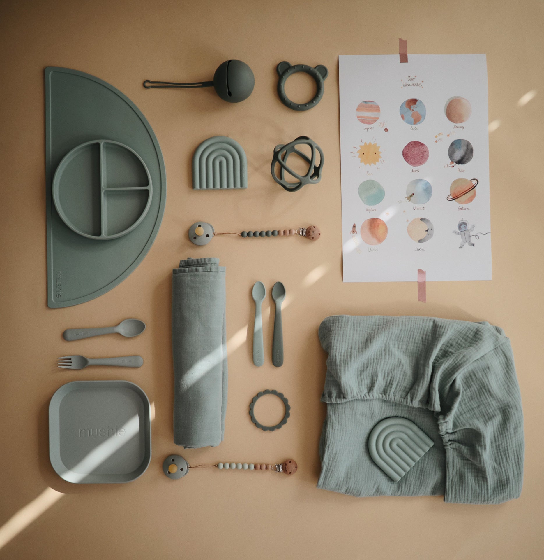 Mushie® Grizalo žogica Tradewinds Mushie