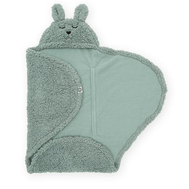 Jollein® Odeja za avtosedež Bunny Ash Green 105x100 Jollein