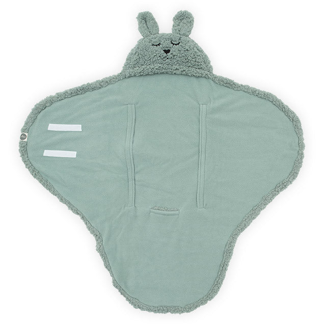 Jollein® Odeja za avtosedež Bunny Ash Green 105x100 Jollein
