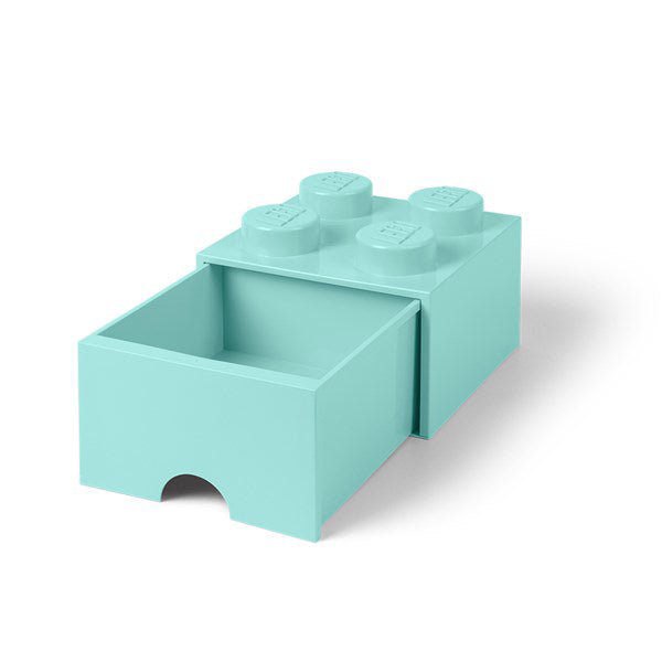 Lego® Škatla za shranjevanje s predali 4 Aqua Lego