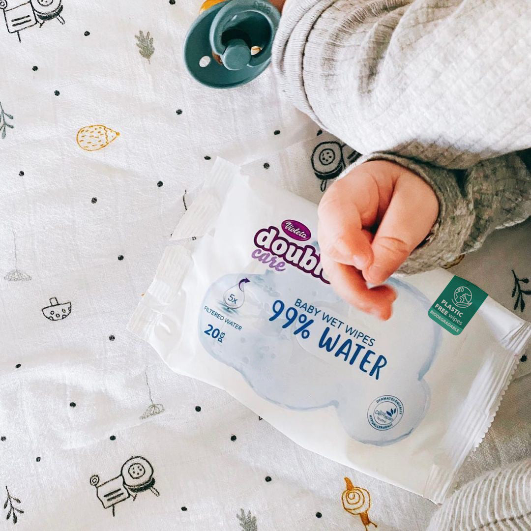 Violeta® Otroški vlažilni robčki WATER CARE 20/1 Violeta