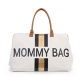 Childhome® Torba za previjanje Mommy Bag Big Canvas Black/Gold