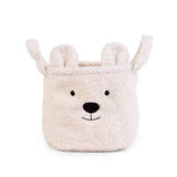 Childhome® Contenitore per giocattoli Teddy Off White 25x20x20