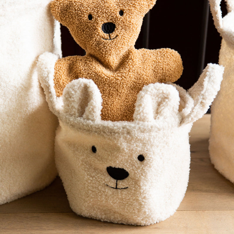Childhome® košara za igračke Teddy Off White 25x20x20 Childhome