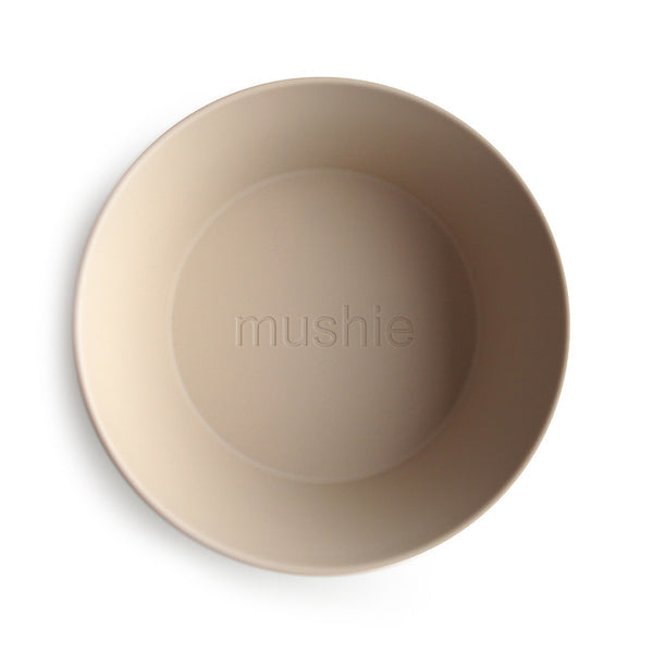 Mushie® Set dveh skledic Vanilla Mushie