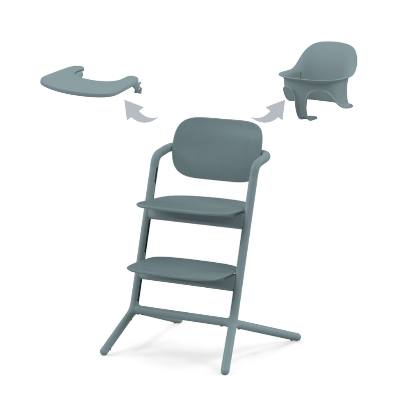 Cybex® Otroški stolček za hranjenje Lemo 3v1 Stone Blue Cybex