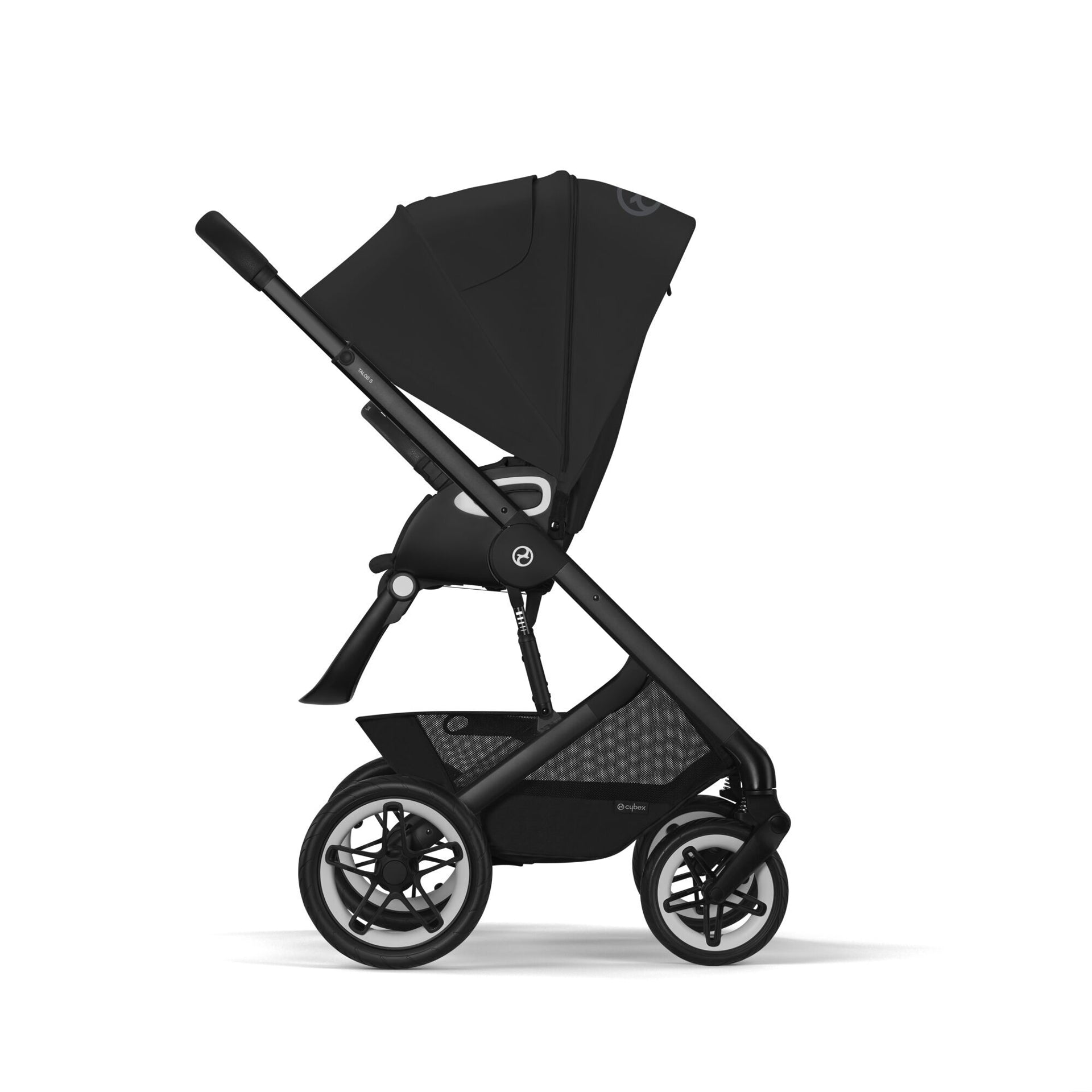Cybex® Otroški voziček Talos S LUX (0-22 kg) Moon Black (Black Frame) Cybex