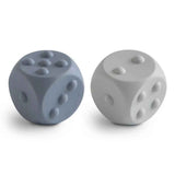 Mushie® Silikonske didaktičke kocke Tradewinds/Stone