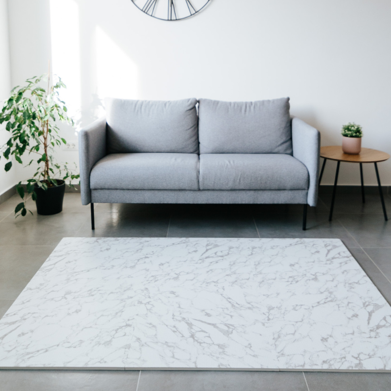 Evibell® Igralna podloga Puzzle 120x180 Marble Grey Evibell