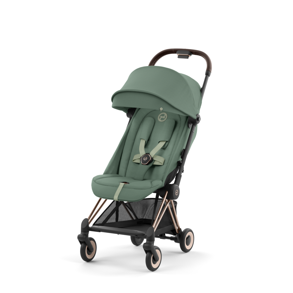 Cybex Platinum® Otroški voziček Coya™ Leaf Green (Rosegold Frame) Cybex Platinum