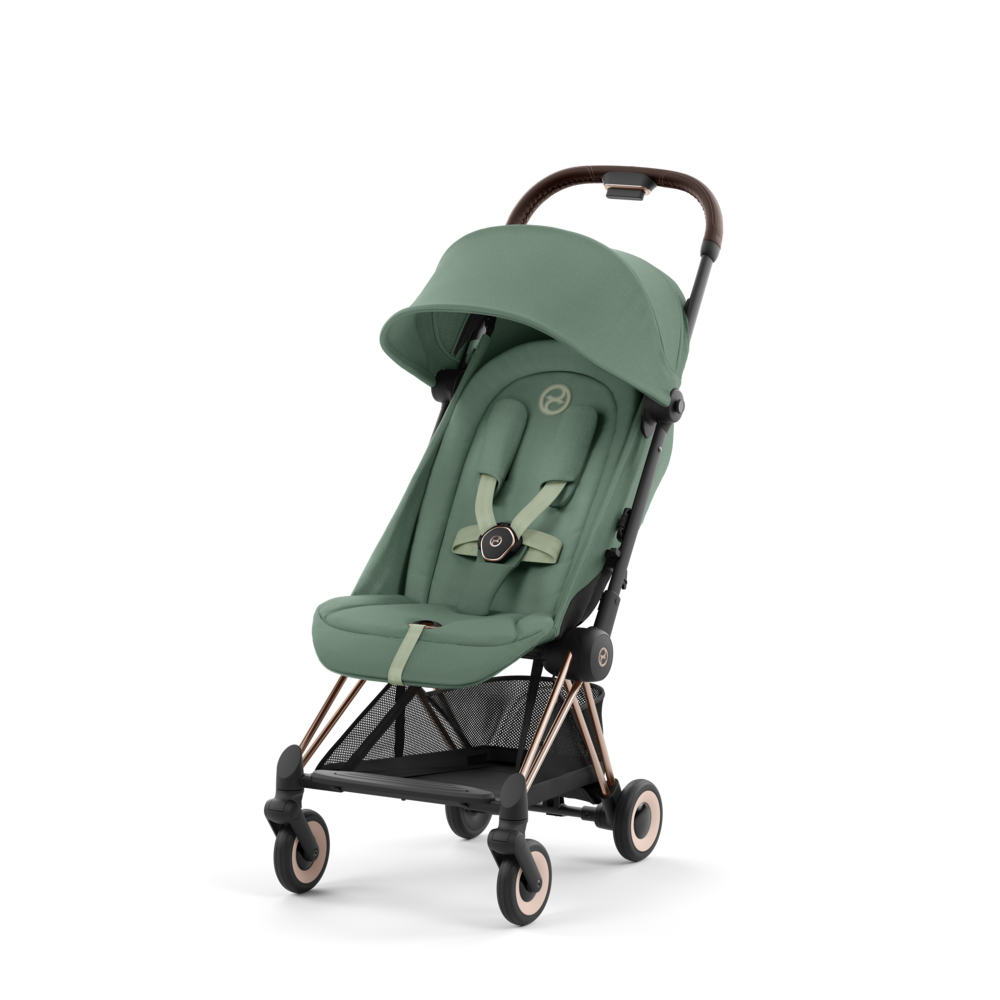 Cybex Platinum® Otroški voziček Coya™ Leaf Green (Rosegold Frame) Cybex Platinum