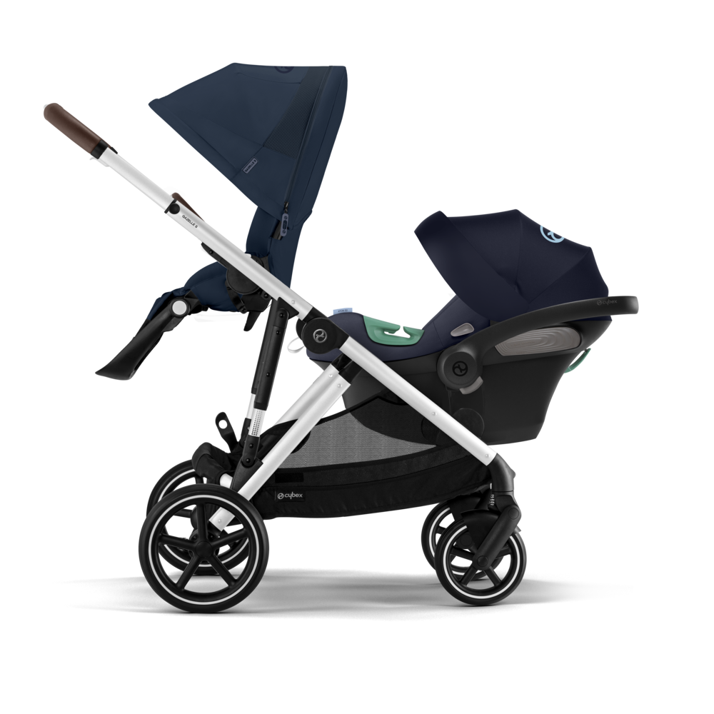 Cybex® Otroški voziček Gazelle™ Ocean Blue (Silver Frame) Cybex