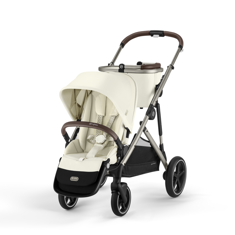Cybex® Otroški voziček Gazelle™ Seashell Beige (Taupe Frame) Cybex