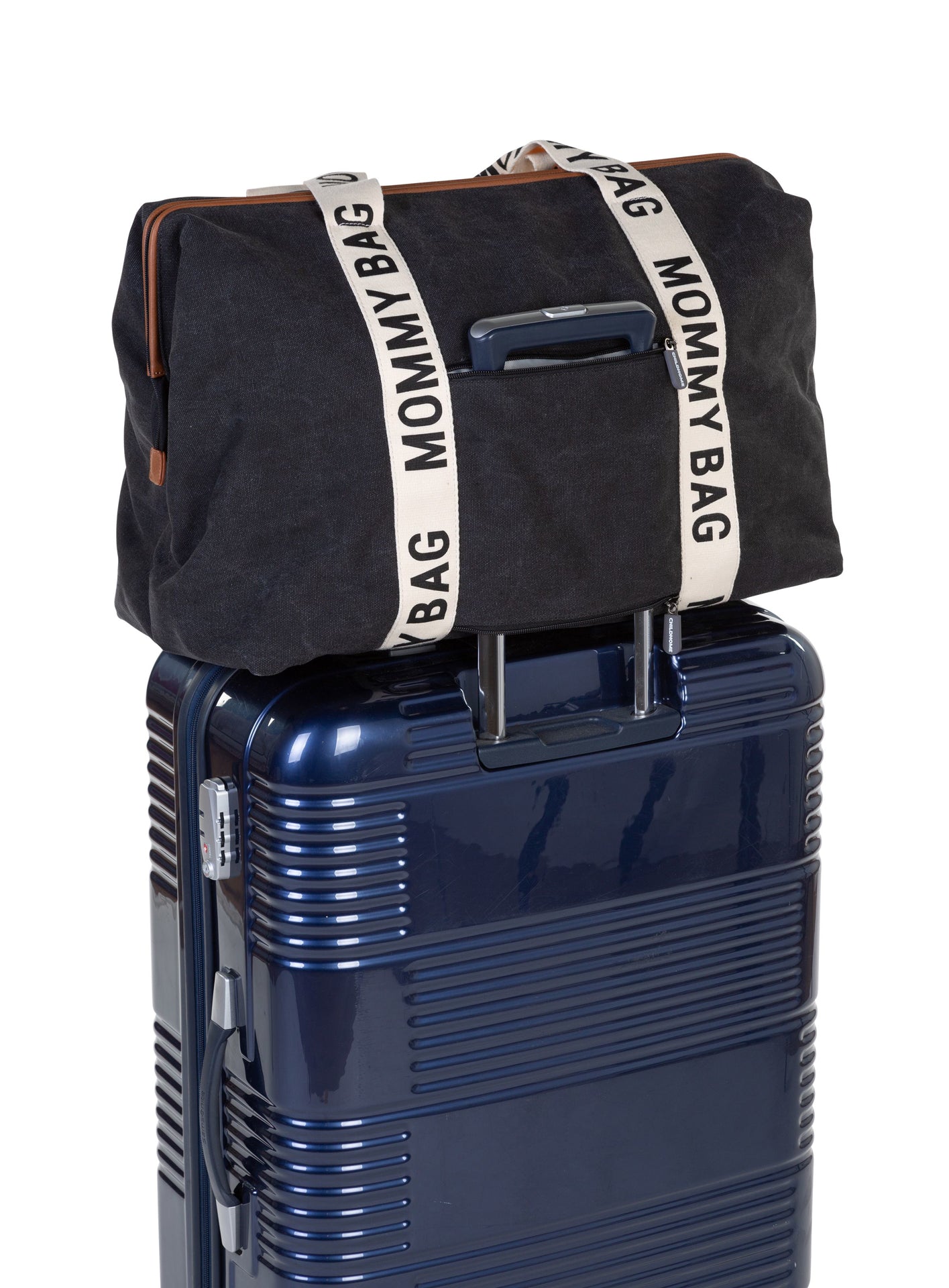 Childhome® Previjalna torba Mommy Bag Signature Canvas Black Childhome