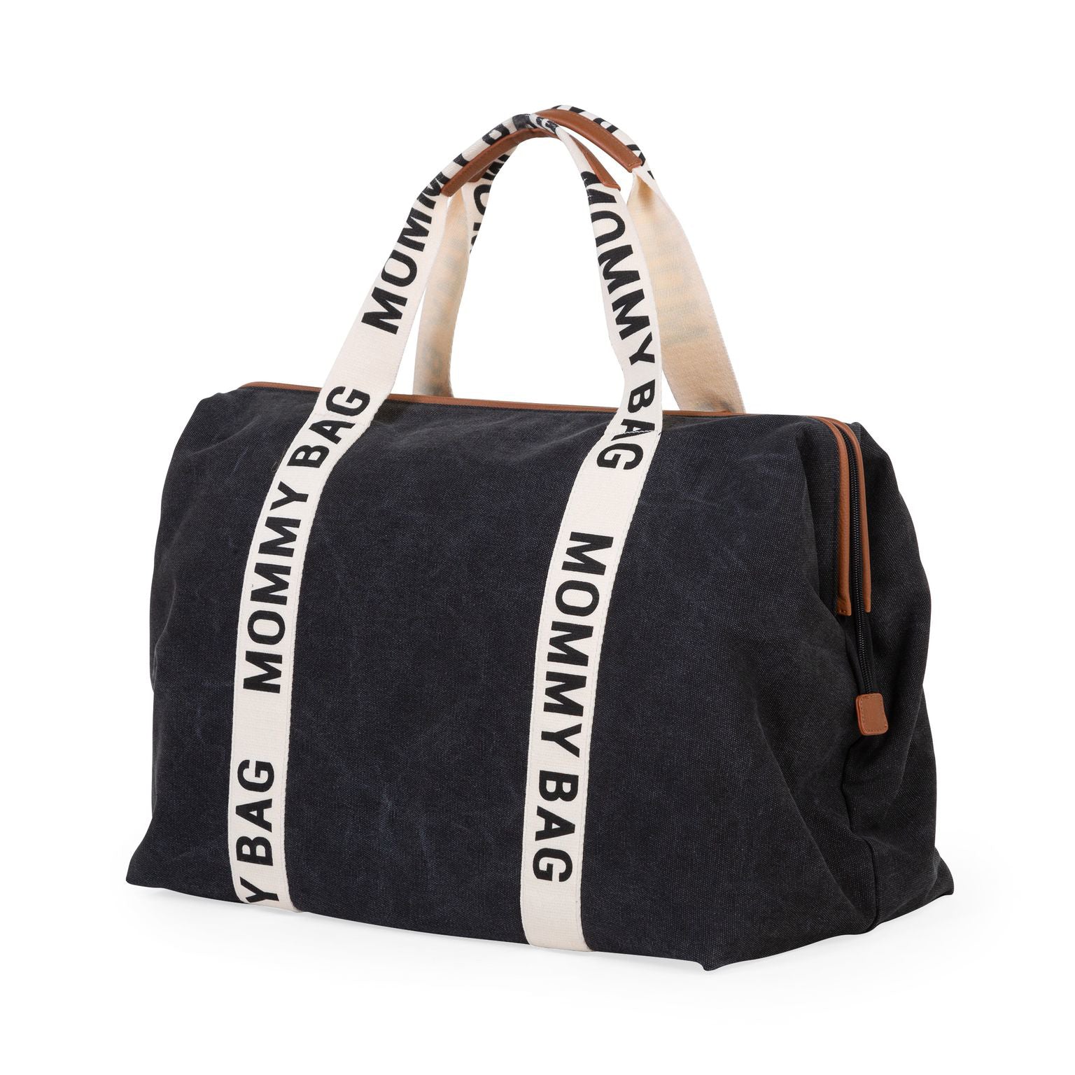 Childhome® Previjalna torba Mommy Bag Signature Canvas Black Childhome