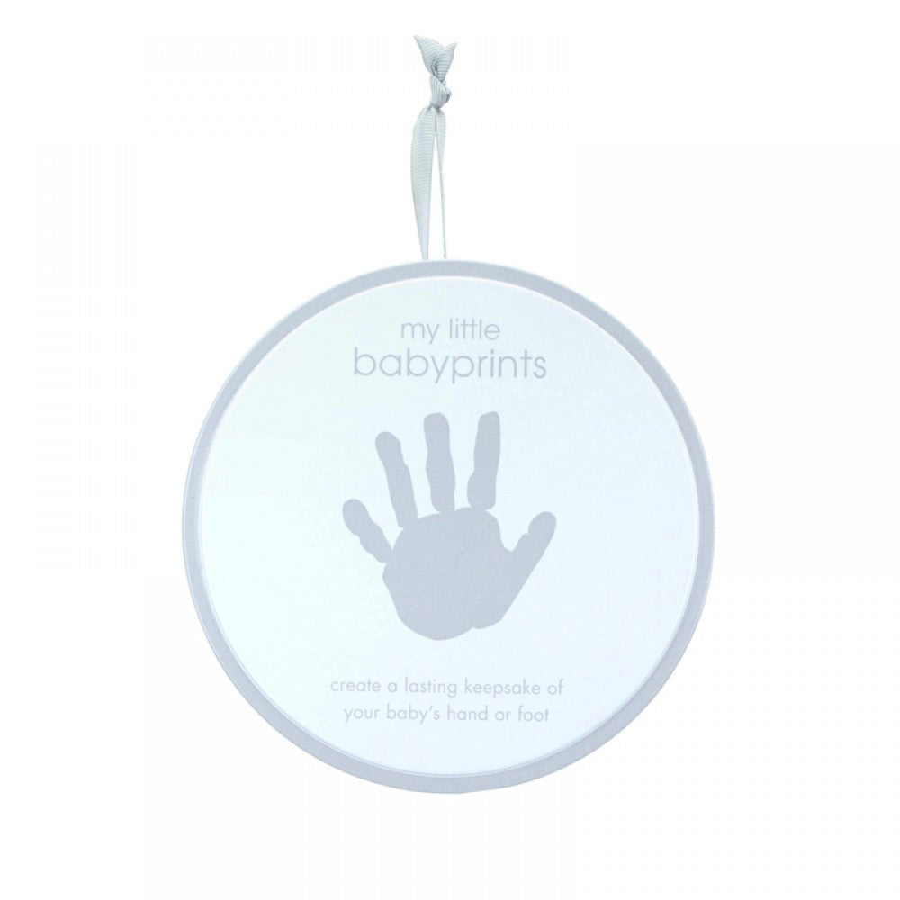 Pearhead® Moj Mali Odtis okrogla škatlica - Grey Pearhead