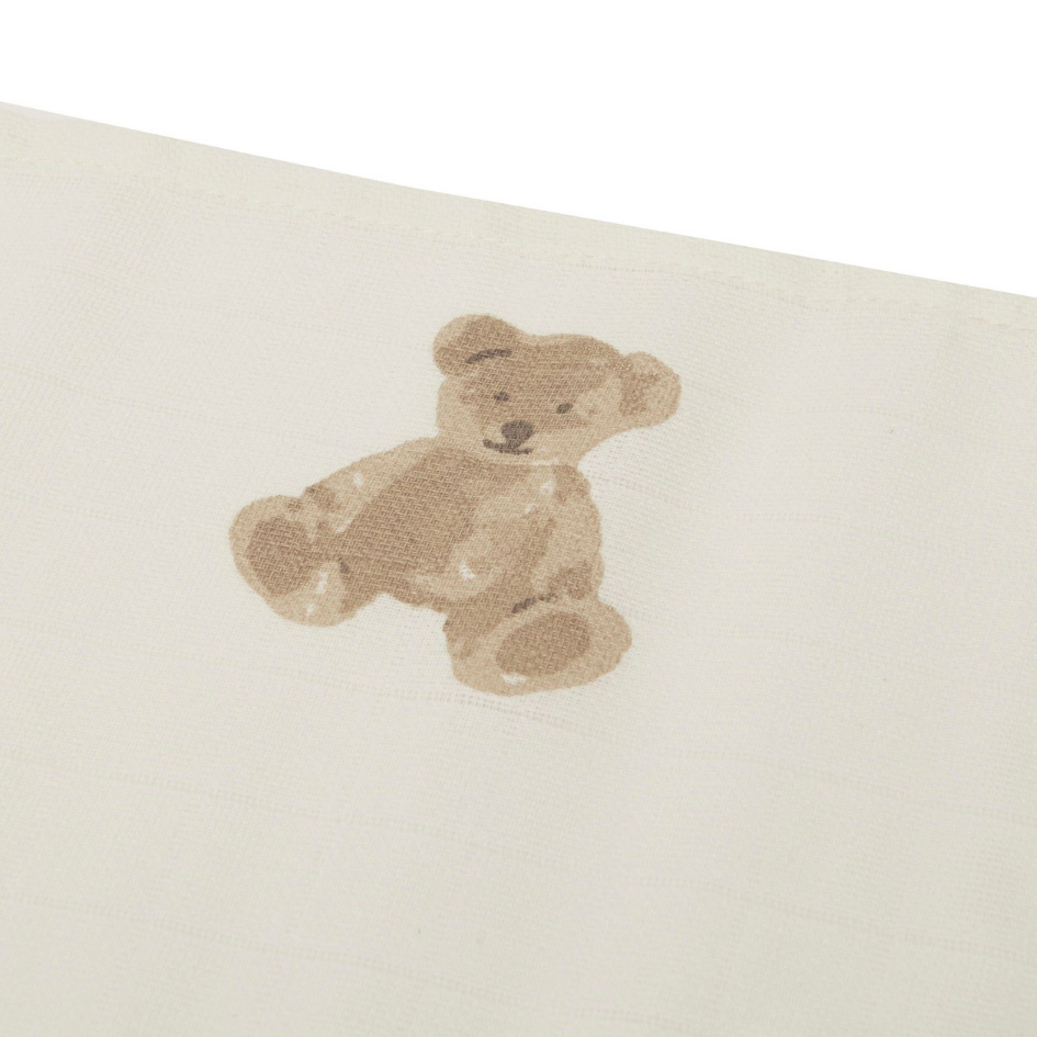 Jollein® Komplet 3 tetra pleničk Teddy Bear 70x70 Jollein