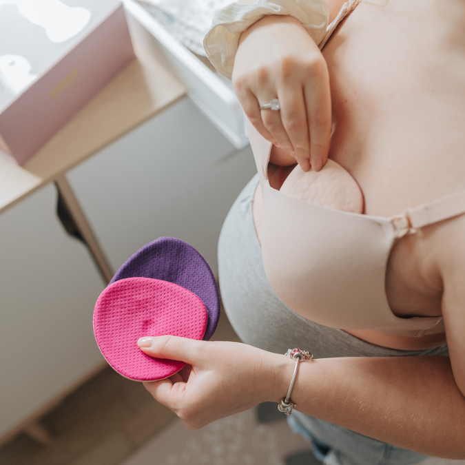 Cache Coeur® Nočne pralne blazinice za dojenje Curve 2 kosa Cache Coeur