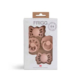 Frigg® First Pacifier Set for Newborn Floral Heart Blush