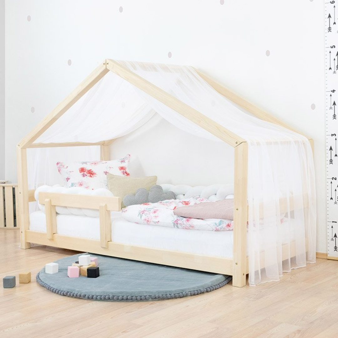 Benlemi® Otroška postelja Lucky 120x200 White Benlemi