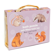 Petit Monkey® Penaste puzzle za kopel Bear and Friends Petit Monkey