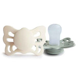 Frigg® Anatomska silikonska duda Butterfly Cream/Sage