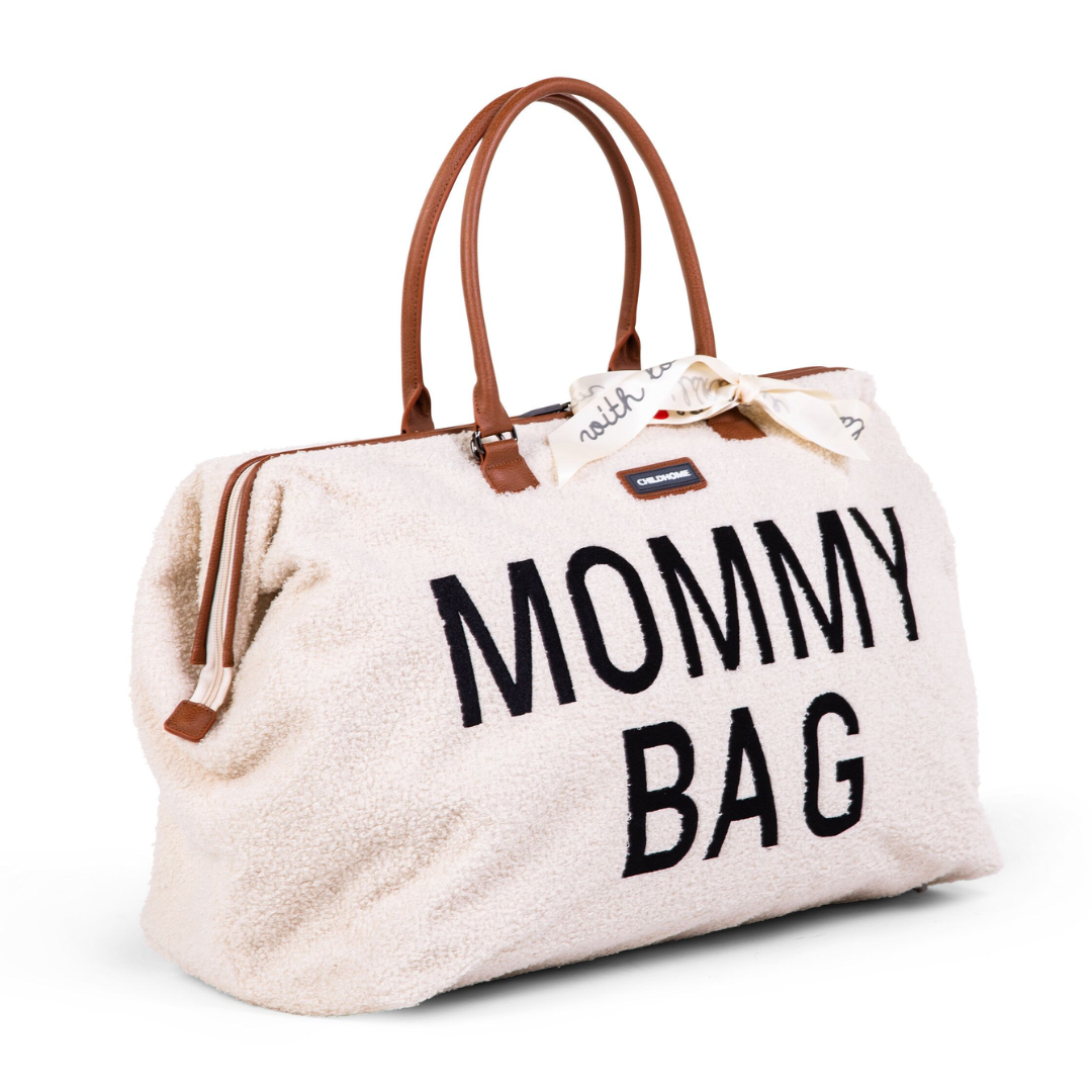 Childhome® Previjalna torba Mommy Bag Teddy Off White Childhome