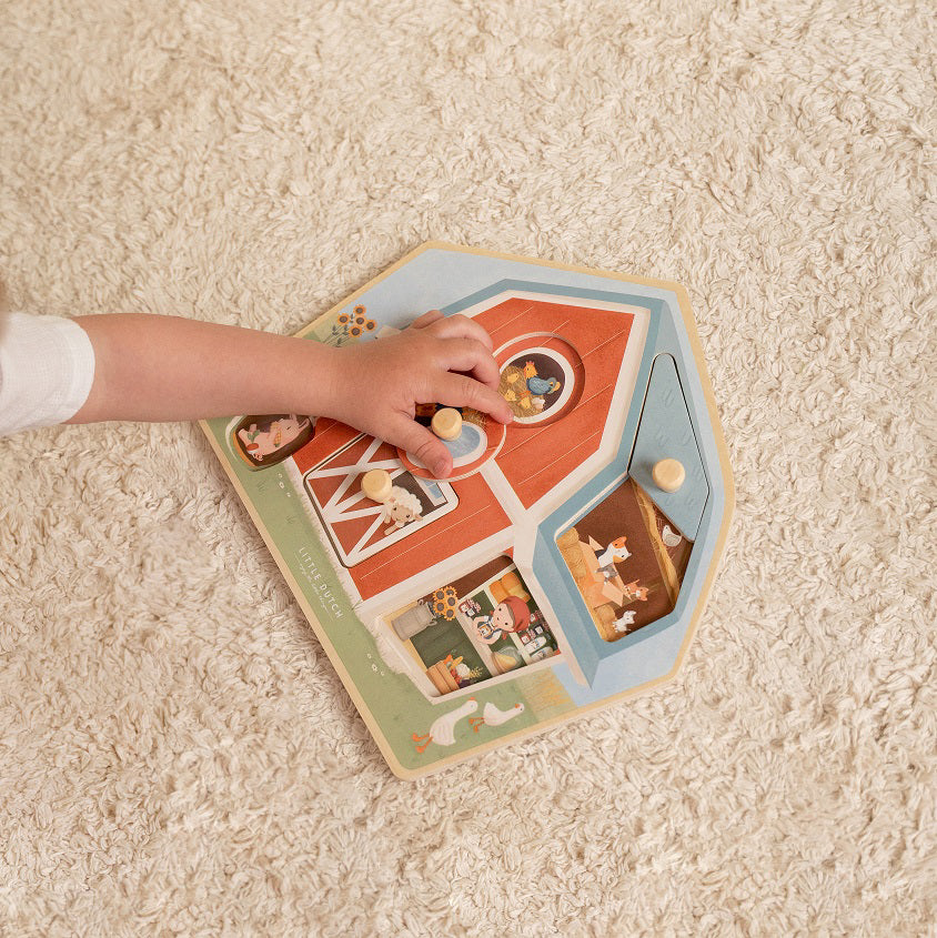 Little Dutch® Lesena sestavljanka Little Farm Little Dutch