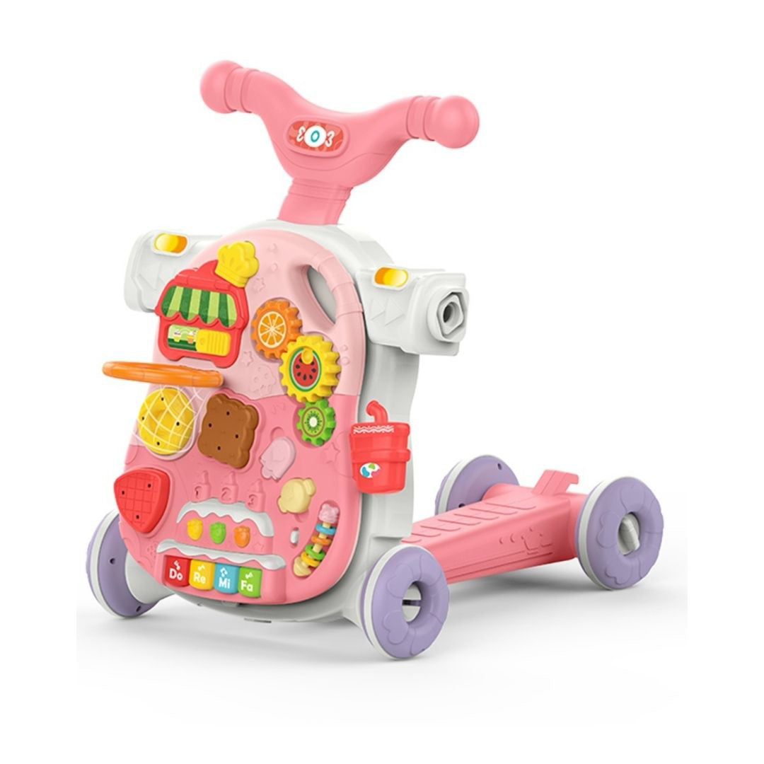 KikkaBoo® Aktivnostni voziček 4v1 Sweet Escape Pink KikkaBoo