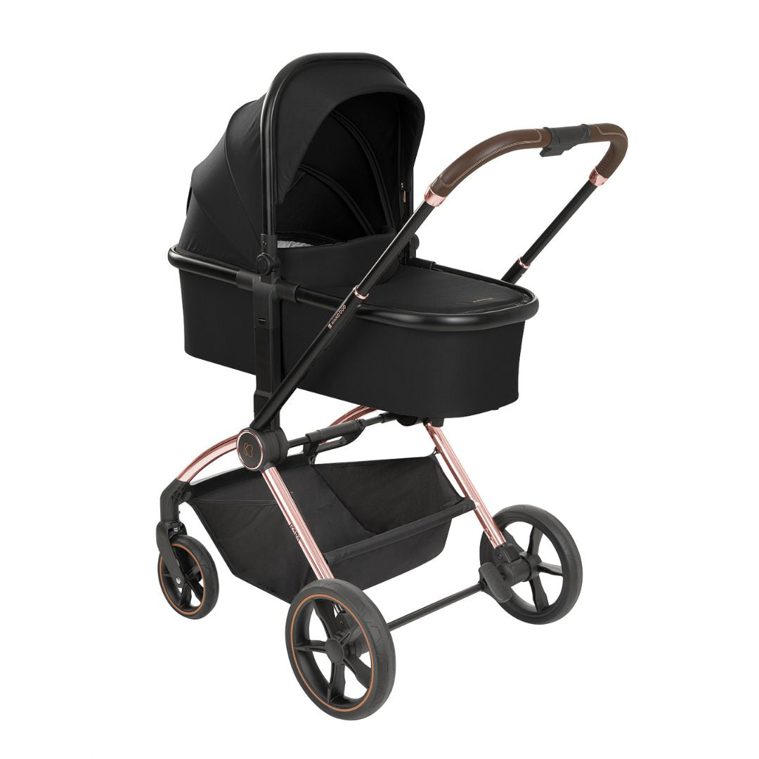 KikkaBoo® Otroški voziček s košaro 2v1 Kara Black KikkaBoo