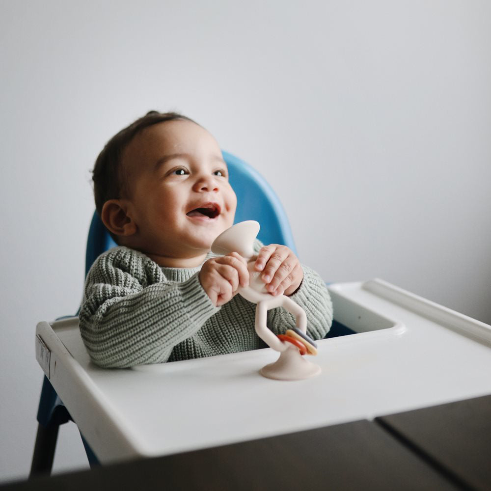 Mushie® Silikonska igrača HexaPop - Shifting Sand Mushie