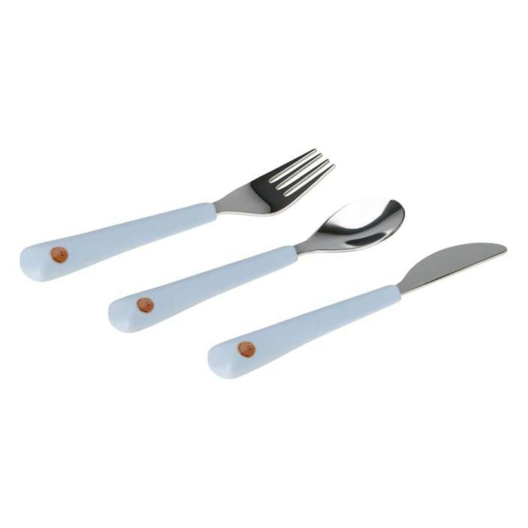 Lässig® Otroški pribor 3-delni Happy Rascals Smile Sky Blue Lässig