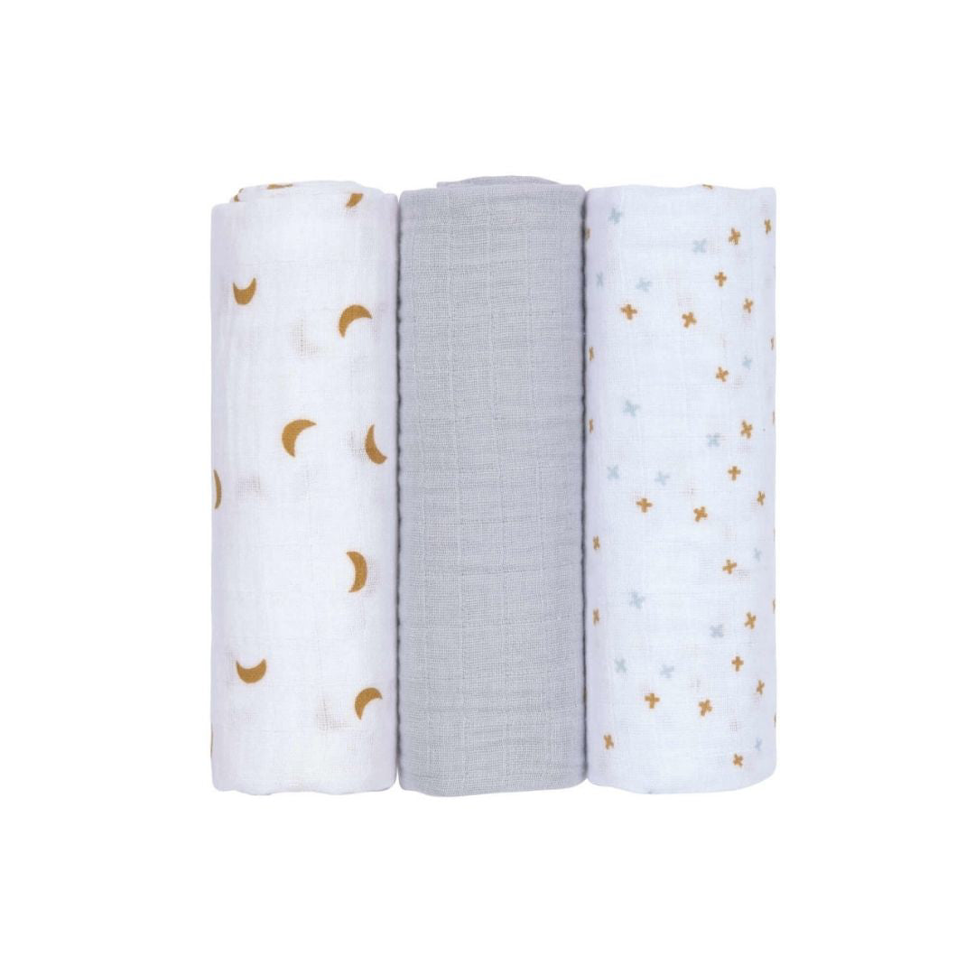 Lässig® Tetra pleničke 3 kosi 85x85 Adventure Tractor Lässig