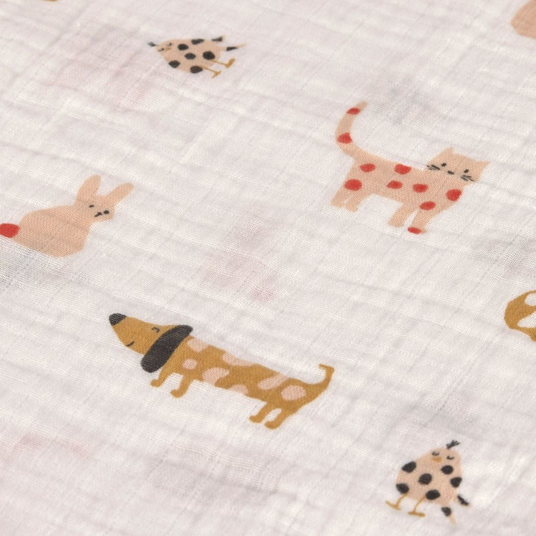 Lässig® Tetra pleničke 3 kosi 85x85 Little Mateys Spicy Orange Lässig