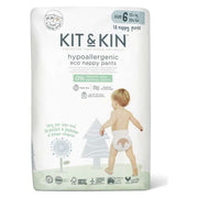 Kit&Kin® Hlačne plenice XL velikost 6 (15kg+) 18 kos Kit & Kin