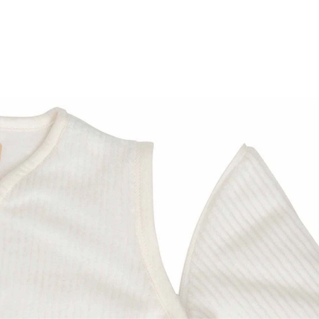 Jollein® Otroška spalna vreča s snemljivimi rokavi 60cm Rib Ivory TOG 3.5 Jollein