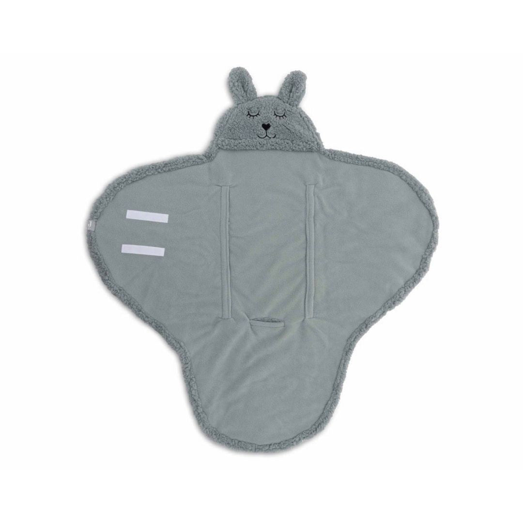 Jollein® Odeja za avtosedež Bunny Sea Green 105x100 Jollein