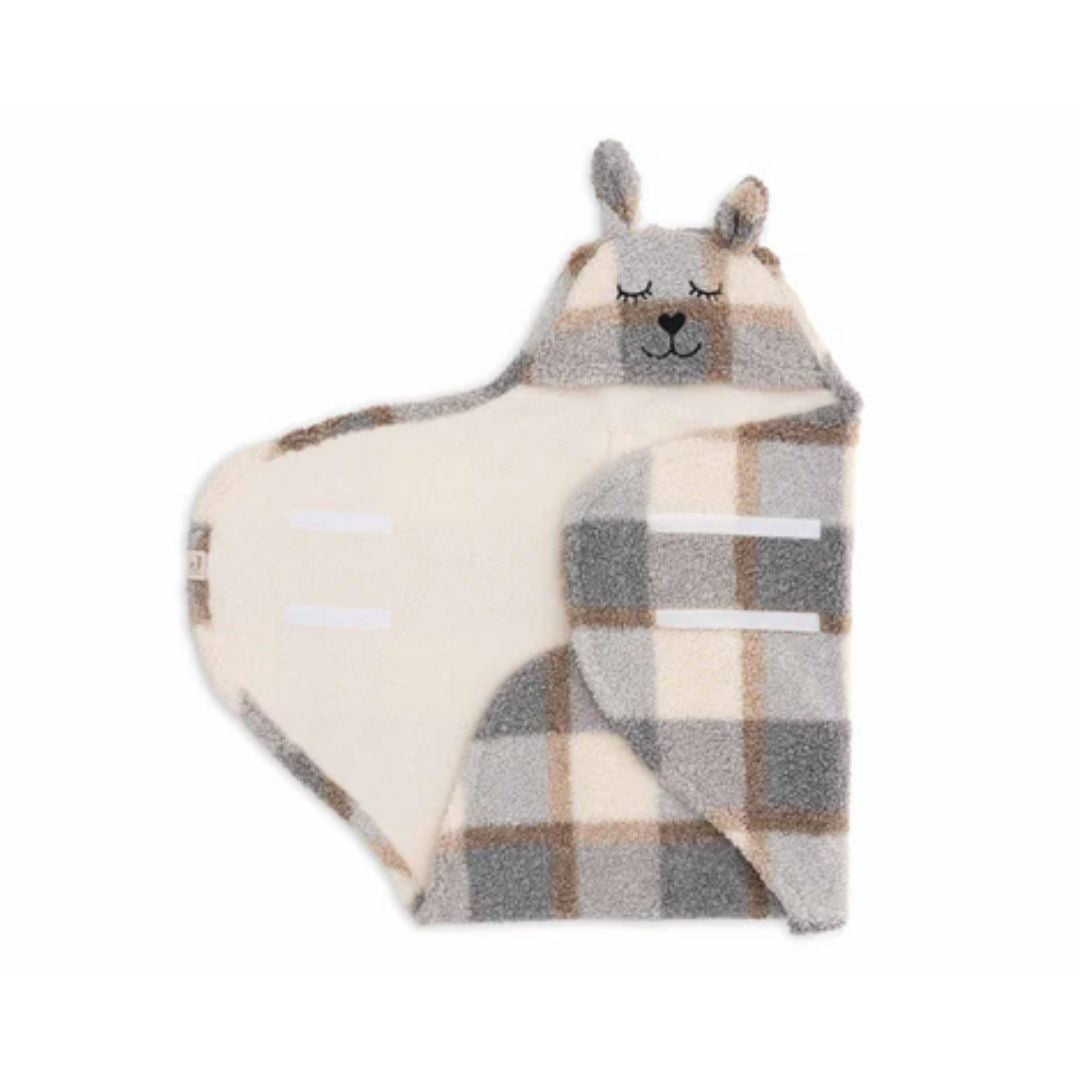 Jollein® Odeja za avtosedež Bunny Check Boucle 105x100 Jollein