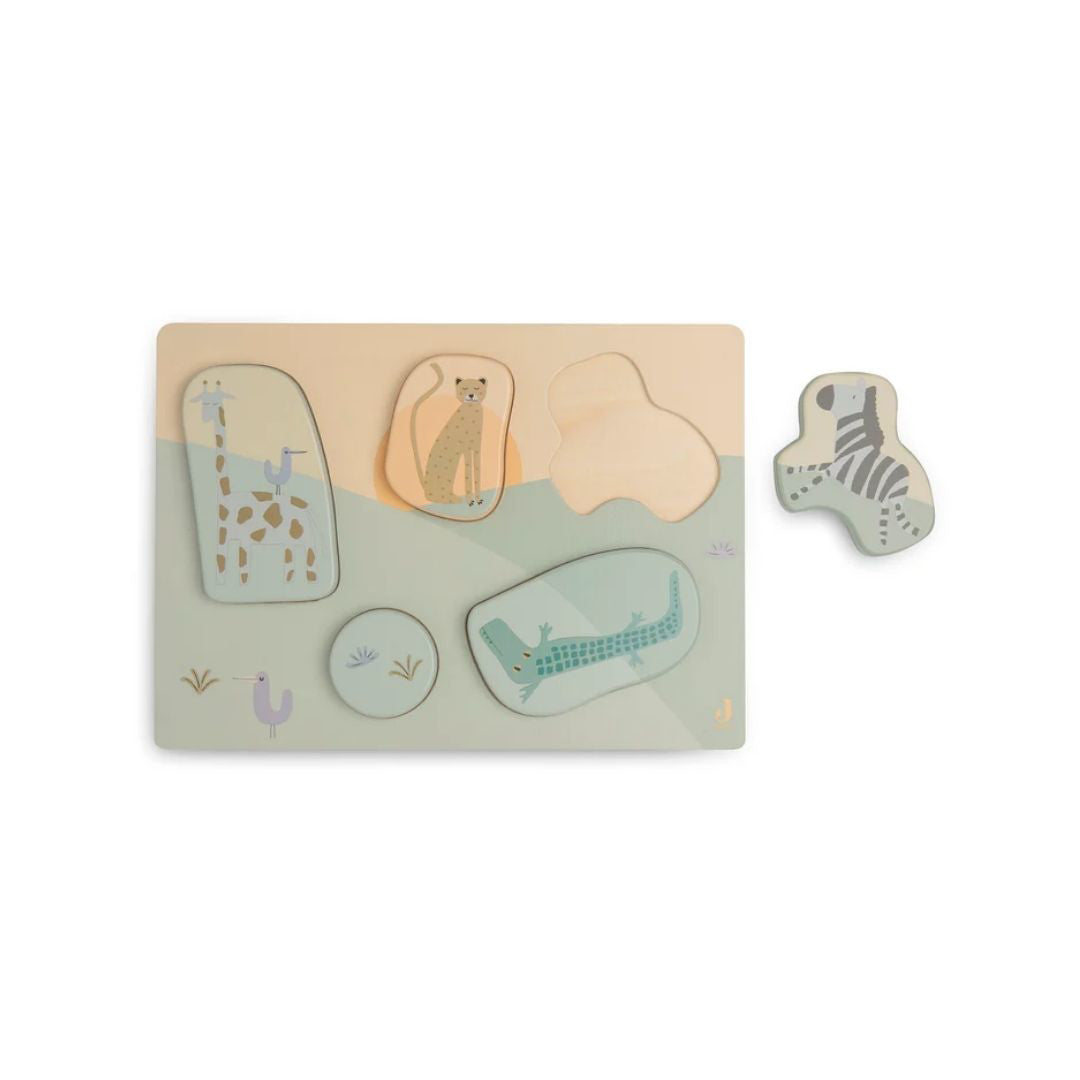 Jollein® Lesena sestavljanka Jungle Jambo Jollein