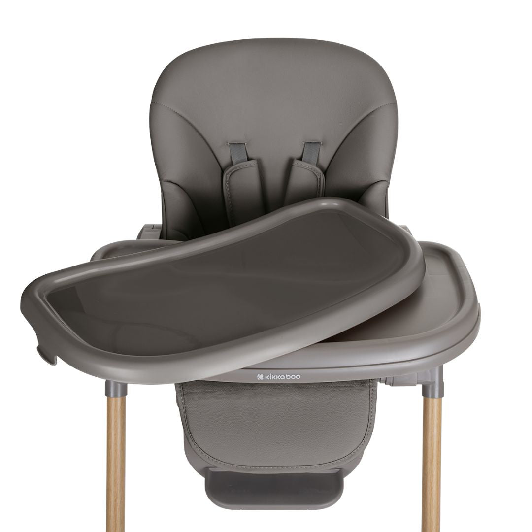 KikkaBoo® Otroški stol za hranjenje Olive Dark Grey KikkaBoo