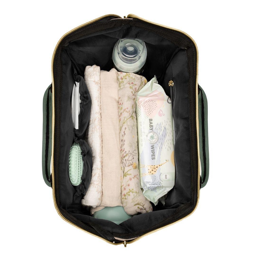 KikkaBoo® Previjalni nahrbtnik Siena Army Green 2025 KikkaBoo